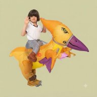 disfraz donosaurio amarillo - botarga inflable